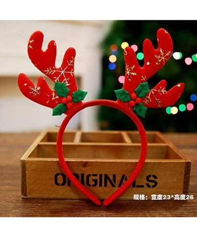 Christmas Headban Adult Kid's Cosplay Animal Antlers Headband Christmas Costumes Headclip Head Accessories - E - CM18AGQMZTX ...