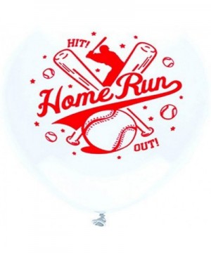 Printed Latex Balloons- 8 CT- Baseball - Baseball - CY17Z253H7O $8.83 Balloons