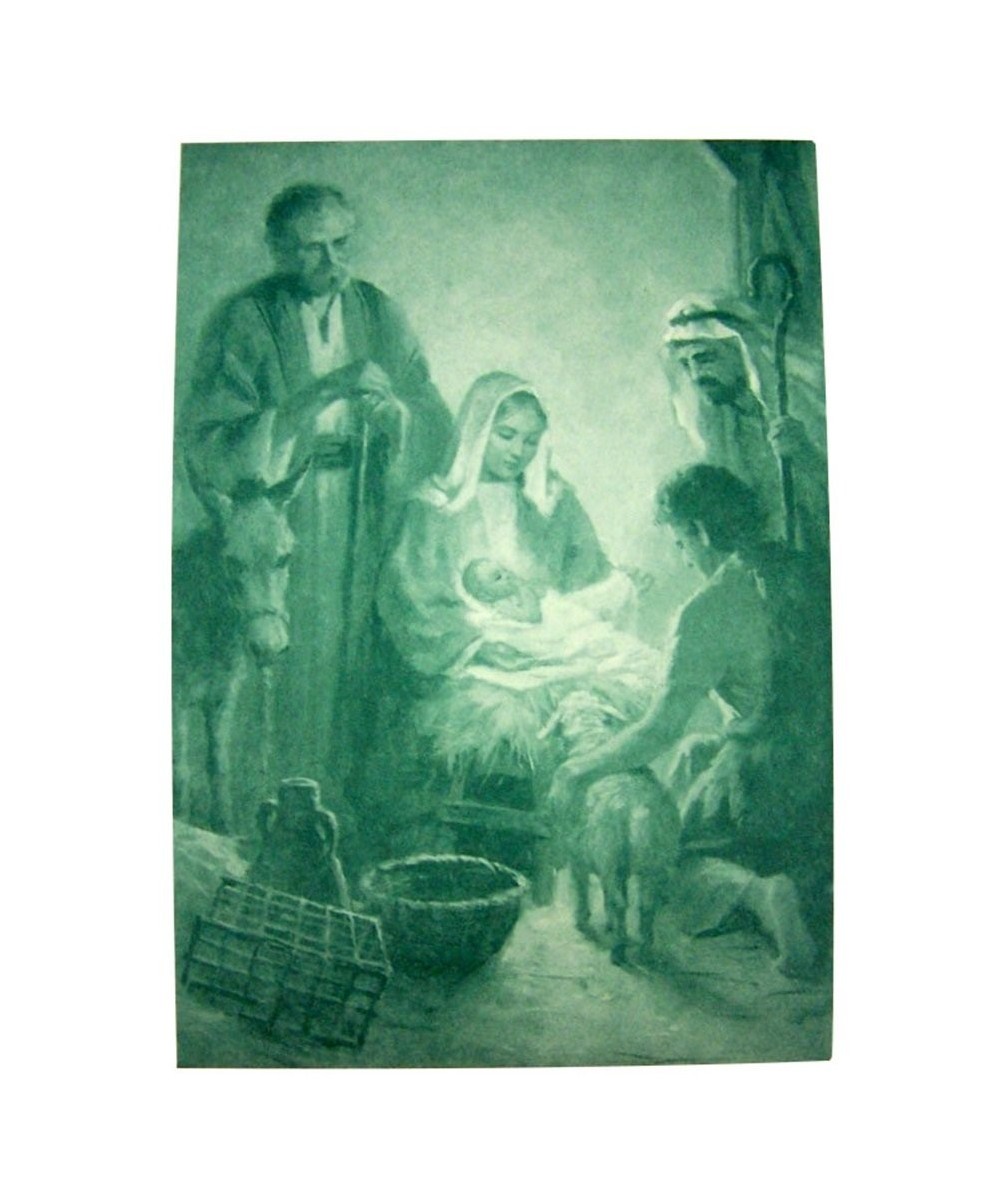 Oplatki Christmas Wafers 3 White 1 Pink with Nativity Envelope - CW125U9095X $7.91 Nativity