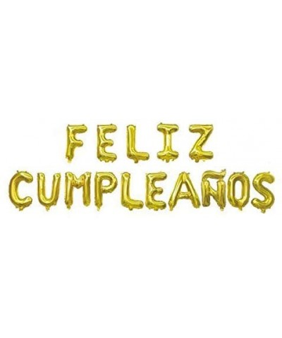 Feliz Cumpleaños Balloon-Happy Birthday Spanish Fiesta Theme Party Decorations Balloons Banner- Foil Mylar 16 inch Letter Bal...