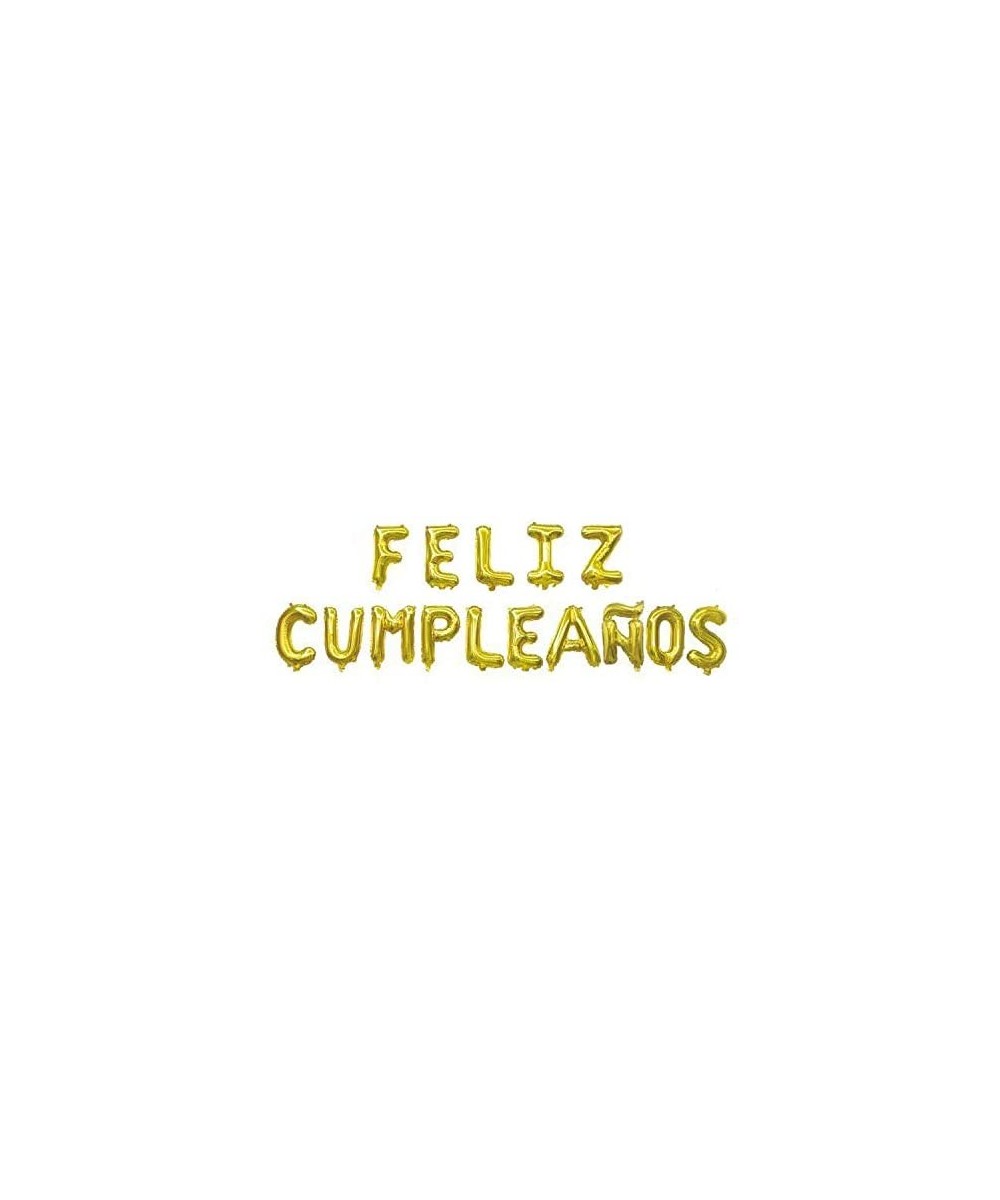 Feliz Cumpleaños Balloon-Happy Birthday Spanish Fiesta Theme Party Decorations Balloons Banner- Foil Mylar 16 inch Letter Bal...