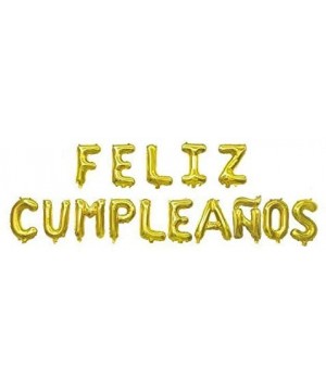 Feliz Cumpleaños Balloon-Happy Birthday Spanish Fiesta Theme Party Decorations Balloons Banner- Foil Mylar 16 inch Letter Bal...