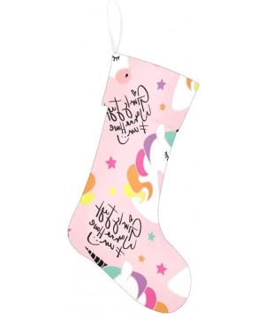 Magic Unicorn Christmas Stocking for Family Xmas Party Decoration Gift 17.52 x 7.87 Inch - Multi6 - CU19H2QD0OW $14.31 Stocki...