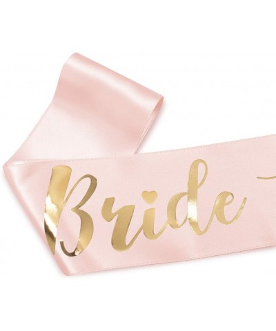 Bride To Be Sash - Rose Gold Bridal Shower Sash Bachelorette Party Gifts Party Favors Accessories - C018G3GI6WD $6.33 Favors