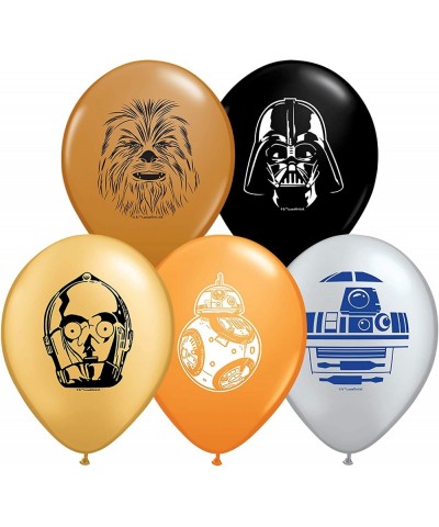 Star Wars Birthday Party Supplies Balloon Bouquet Decorations with Baby Yoda- R2D2 and Darth Vader Jumbo Balloons - CU196XCOR...