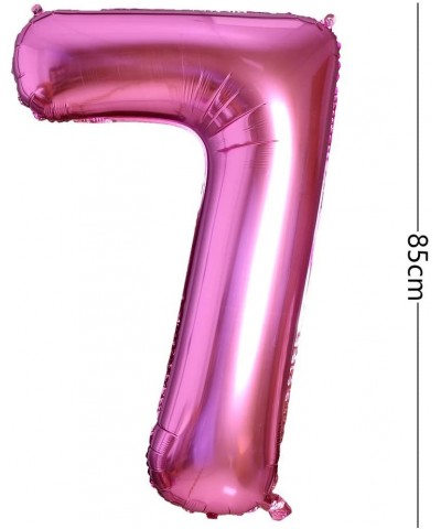 Number 7 Foil Helium Balloons 40 inch Pink (Birthday Party Celebration Decoration Large globos) - Number 7 - C018S5ADK5T $6.0...