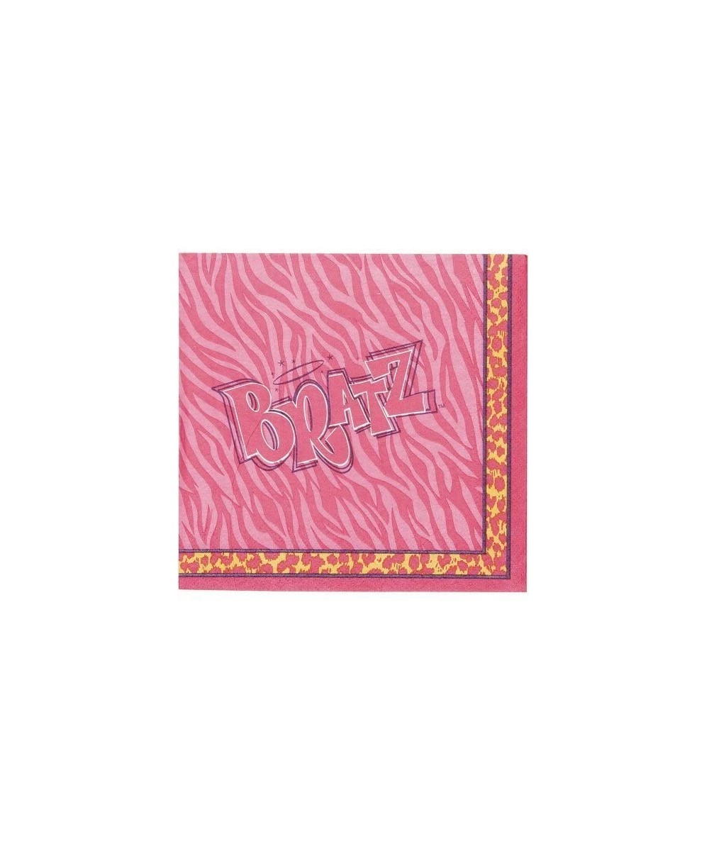 Bratz Birthday Party Napkins - Bratz Lunch Napkins - 16 Count - CP111GH9UPT $13.88 Party Tableware