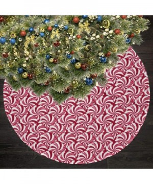 Christmas Peppermint Candy Scales Christmas Tree Skirt - 36" Holiday Tree Ornaments Decoration for Merry Christmas - CK19ITG9...