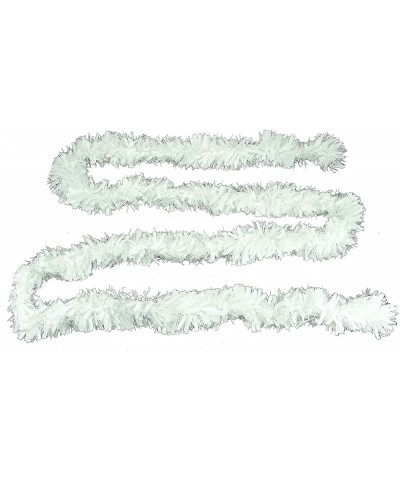 4 Metre Chunky/Fine Christmas Tinsel - Christmas Decoration Tinsel (Matt White) - Matt White - CK115D227RB $13.04 Tinsel