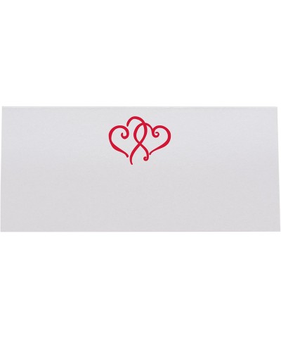 Linked Hearts Printable Place Cards- Ruby Red- Set of 60 (10 Sheets)- Laser & Inkjet Printers - Perfect for Wedding- Parties-...