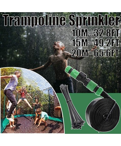 Trampoline Sprinklers for Kids- 33/49/66 ft Outdoor Trampoline Spray Water Play Sprinkler- Fun Summer Outdoor Backyard Water ...
