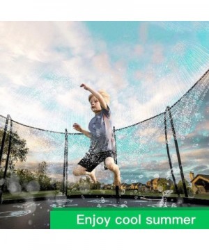 Trampoline Sprinklers for Kids- 33/49/66 ft Outdoor Trampoline Spray Water Play Sprinkler- Fun Summer Outdoor Backyard Water ...