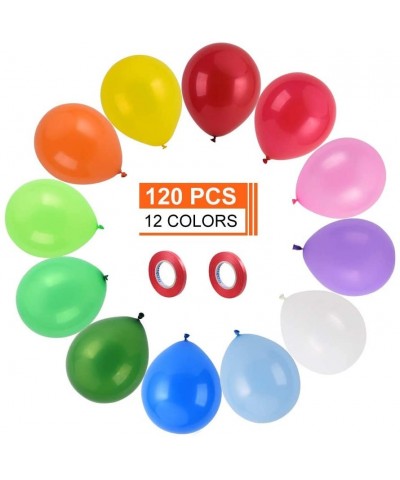 120 Party Balloons- in 12 Assorted colors- 12-inches Thickened latex balloons set- Assorted Balloons Perfect for Party or Arc...