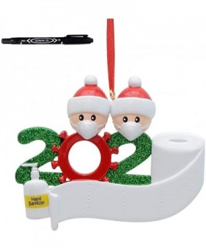 Personalized 1-7 Family Members Name Christmas Ornament Kit- 2020 Family Customized Christmas Decorating Set DIY Creative Gif...