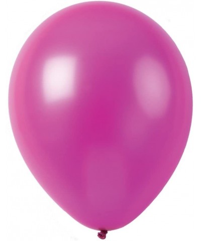 Party Supplies Solid Metallic Latex Balloons- 50-Pack- 12-Inch- Fuchsia - Fuchsia - C712FHSAKWX $5.86 Balloons