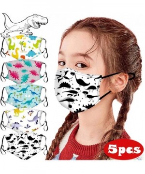 Fashion Protective Kids Reusable Face_Mask Bandanas Breathable Cute Cartoon Print Cotton for Children - 5PCS_J - C819H5TUG6K ...