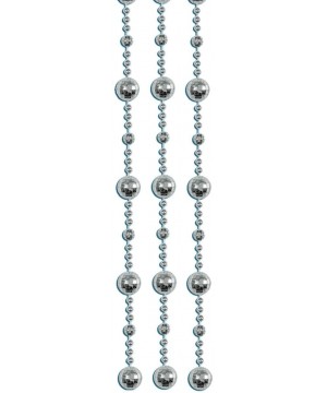 Disco Ball Bead Curtain Party Accessory (1 count) (1/Pkg) - Silver - CI111S5PISH $11.89 Streamers