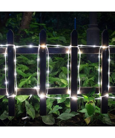 LED Rope String Lights Outdoor Waterproof Garden Yard Home Decoration(Cool White 33FT 100L) - Cool White 33ft 100l - CE190QU6...