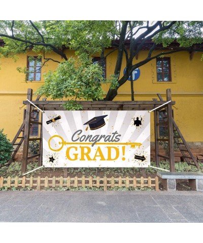 Graduation Party Banner- Extra Large 78.8"x40.3" for 2021 Graduation Party Supplies - Booth Backdrop/Photo Prop- Graduation D...