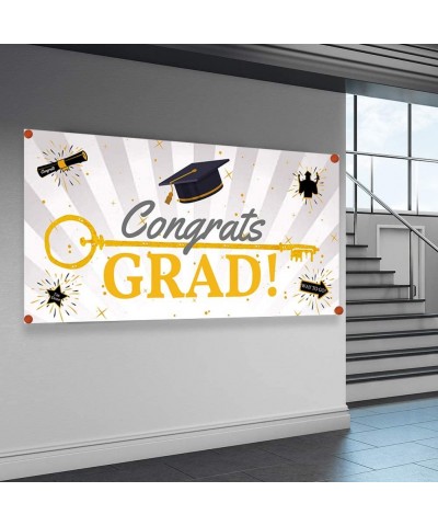 Graduation Party Banner- Extra Large 78.8"x40.3" for 2021 Graduation Party Supplies - Booth Backdrop/Photo Prop- Graduation D...