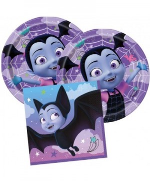 Vampirina Girls Birthday Party Tableware Supply Set Includes 16 Dinner Plates and 16 Lunch Napkins- 2 Ply - CS192EKRZEL $19.5...