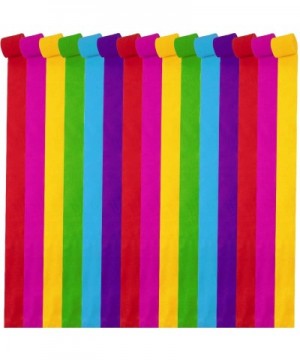 36 Rolls Crepe Paper Streamers 6 Color for Birthday Party Graduation Ceremony Decoration - CC182GG8ZE3 $6.22 Streamers