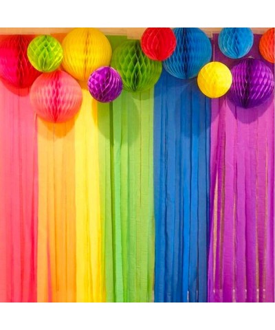 36 Rolls Crepe Paper Streamers 6 Color for Birthday Party Graduation Ceremony Decoration - CC182GG8ZE3 $6.22 Streamers