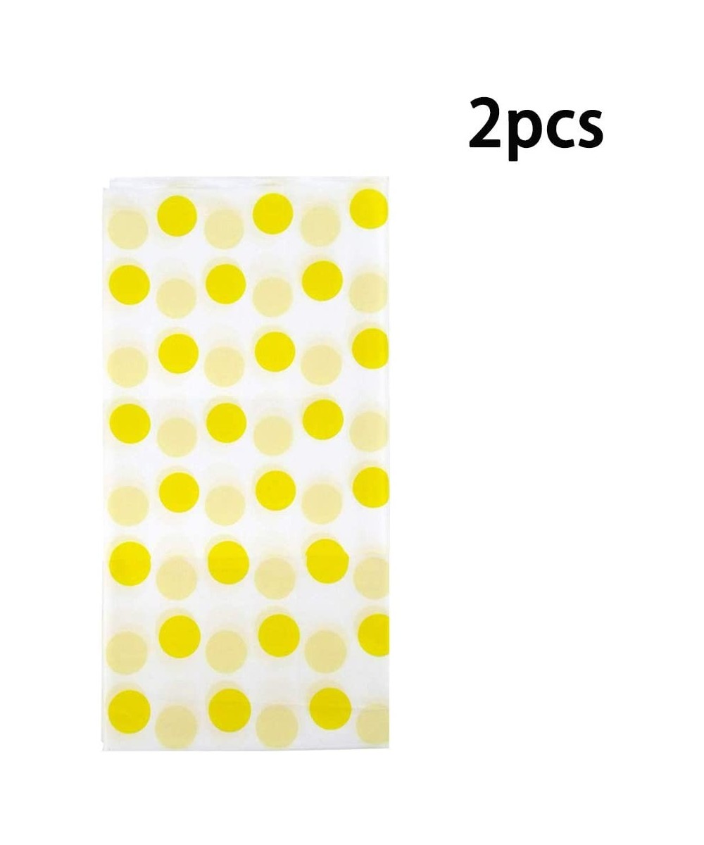 2 Pcs Polka Dot Plastic Tablecloth Disposable Table Cover Thickened Rectangle Tablecover for Kitchen Picnic Wedding Birthday ...