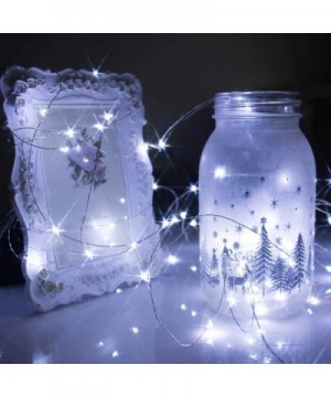 12 Pack Led Fairy Lights Battery Operated String Lights Waterproof Copper Wire- 7Ft 20 LED Firefly Starry Moon Lights for DIY...