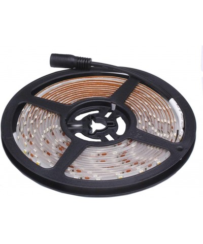 Water-Resistance IP65- 12V Waterproof Flexible LED Strip Light- 16.4ft/5m Cuttable LED Light Strips- 300 Units 3528 LEDs Ligh...