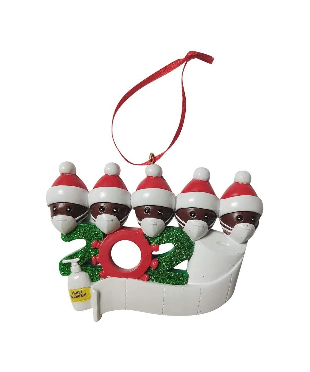 Succper Personalized Name Christmas Ornament kit 2020 Quarantine Survivor Family Customized Christmas Decorating Kit Ornament...