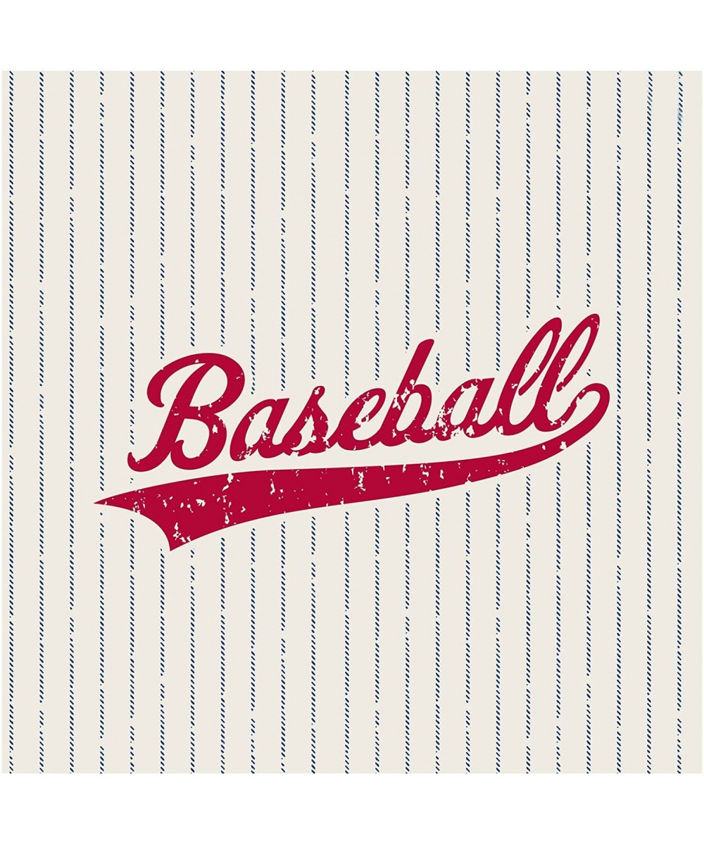Baseball Birthday Party Supplies 48 Pack Lunch Napkins - CT18G7USO50 $12.53 Party Tableware