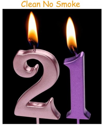 Happy Birthday Candles Number 7 Candle for Birthday for Kids Adult Birthday Party Cake Topper Decoration (Number 7) - Number ...