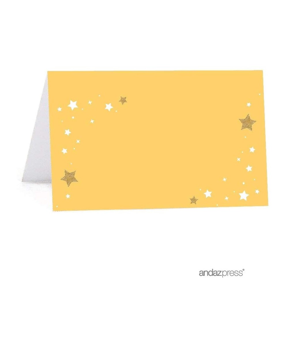 Twinkle Twinkle Little Star Yellow Wedding Collection- Printable Table Tent Place Cards- 20-Pack - Place Cards - CC183KZWHNR ...