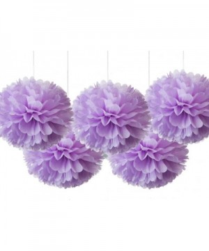 16" Pink Lavender Tissue Pom Poms- Paper Flower Ceiling Hanging Party Decorations- Pack of 5 - Pink Lavender - CJ18E30SMQE $7...