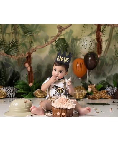 Gray Crown For 1st Birthday Party - 1st Birthday Crown-1st Birthday Decorations - Black 1st Birthday Crown - CJ190MARU0R $6.8...