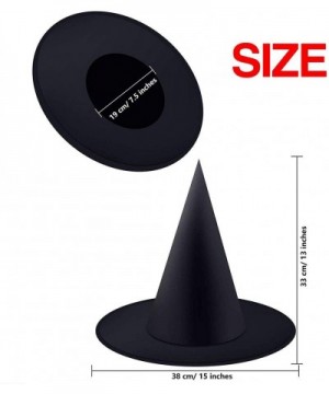 Color Martini Glass Halloween Witch Hat For Women Party Cosplay Decoration - Decorations Hanging Witch Hat - CX19ISRZ363 $13....