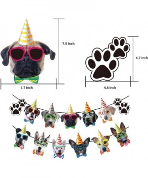 Puppy Birthday Party Supplies for Kids- Paw Print WOOF Balloons- Dog Themed Party Decoration - C7196IOD5Y6 $9.00 Balloons