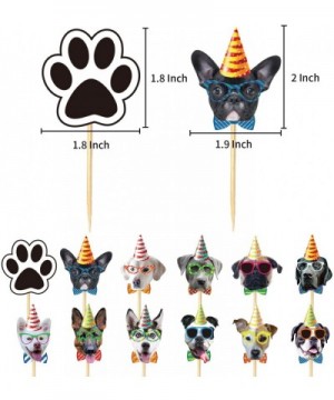 Puppy Birthday Party Supplies for Kids- Paw Print WOOF Balloons- Dog Themed Party Decoration - C7196IOD5Y6 $9.00 Balloons