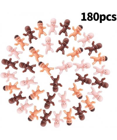 180 Pieces Mini Plastic Babies 1 Inch Baby Doll for Baby Shower Party Favors- Ice Cube Game- Party Decorations- Baby Bathing ...