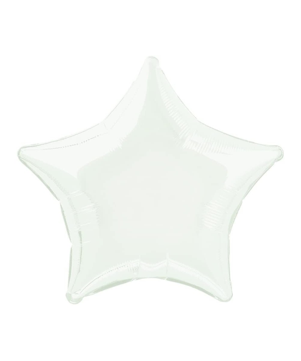 20" Foil White Star Balloon - White - CM11IIHPA99 $4.44 Balloons