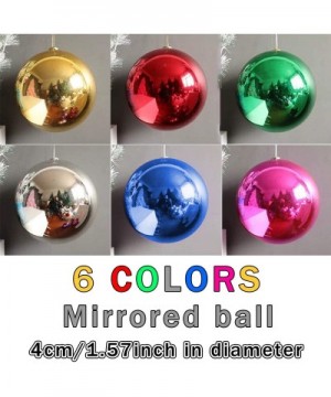 24ct 40mm Christmas Balls Ornaments Essential Christmas Tree Decorations Shatterproof Christmas Decorations Indoor for The Ho...