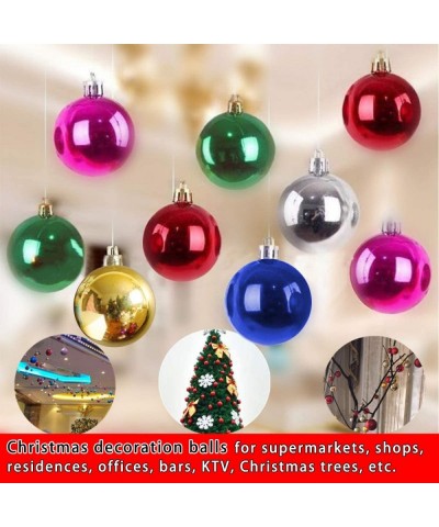 24ct 40mm Christmas Balls Ornaments Essential Christmas Tree Decorations Shatterproof Christmas Decorations Indoor for The Ho...