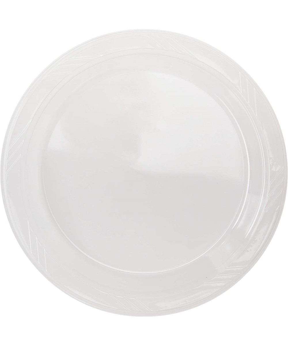 DB05223B Clear Plastic Dinner Plates 10.25 - CE128NVXDNZ $21.23 Tableware