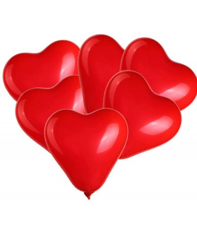 Red Heart Shaped Latex Balloons-Valentine's Day Balloons-Valentine's Day Engagement Wedding Party Decorations-10Inch-50Pcs(Re...