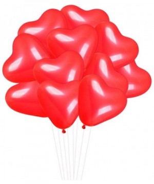 Red Heart Shaped Latex Balloons-Valentine's Day Balloons-Valentine's Day Engagement Wedding Party Decorations-10Inch-50Pcs(Re...