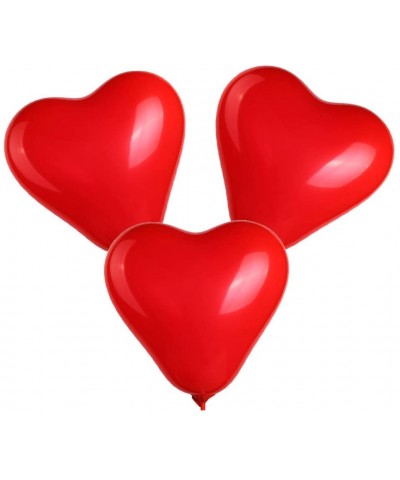 Red Heart Shaped Latex Balloons-Valentine's Day Balloons-Valentine's Day Engagement Wedding Party Decorations-10Inch-50Pcs(Re...