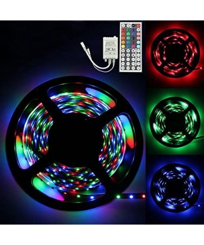 LED Strip Lights- 5M RGB LED Light Strip 3258 LED Tape Lights- Color Changing LED Strip Lights with Remote for Home Lighting ...