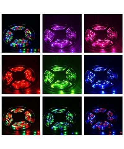 LED Strip Lights- 5M RGB LED Light Strip 3258 LED Tape Lights- Color Changing LED Strip Lights with Remote for Home Lighting ...