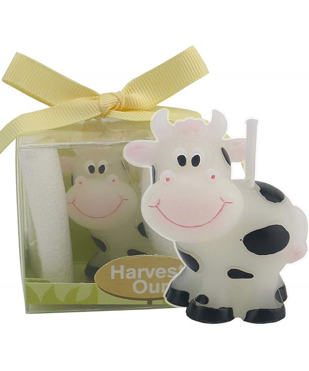 Creative Cow Cartoon Birthday Candle- Smokeless Cake Candle and Party Supplies- Hand-Made Cake Topper Decoration- Great Gift ...